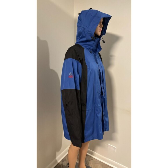 NORTH FACE Blue Black Summit Series Goretex XCR Snow Winter Jacket M's Large - Picture 2 of 10